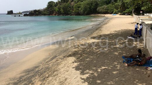 A 2017 photo of a beach in St. Vincent.