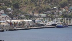 The existing port in Kingstown.