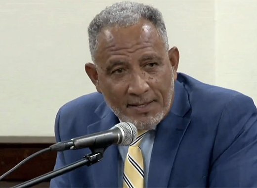 Opposition Leader Godwin Friday in a June 1, 2023 photo.