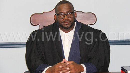 Magistrate John Ballah at the Kingstown Magistrate's Court on Monday, June 26, 2023.