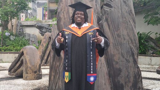 Budding Vincentian architect, engineer and businessman, Lorenzo Bacchus.