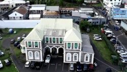 The Parliament Building in Kingstown. 