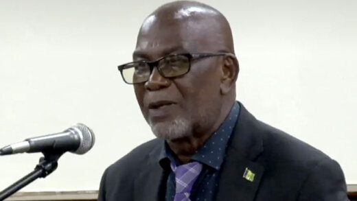 Central Kingstown MP, opposition lawmaker, St. Clair Leacock speaking in Parliament on Thursday, June 1, 2023.