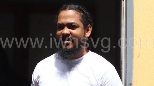 The accused, Tevin Ollivierre leaves the Serious Offences Court on May 30 2023. 