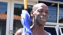 Christopher Isaacs outside the Kingstown Magistrate's Court on Friday, June 30, 2023