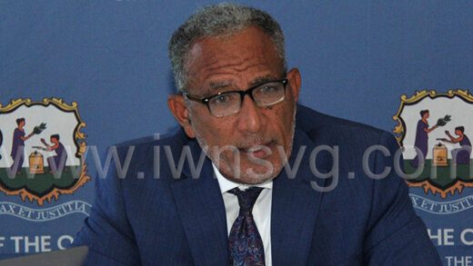 Leader of the Opposition Godwin Friday in a July 26, 2023 photo.
