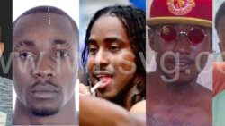 The five people shot and killed in Kingstown on July 19, 2023. From left: Lamont “Dutchie” Hector, Jamal “Dutty” Bobb, Dondre Hillocks, Ricky Taylor, and Kashie Primus.
