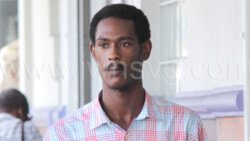 Rapist Bahari Dopwell on his way to court on July 23, 2023.