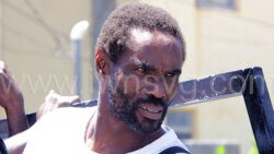 The defendant, Calvin Henry on his way to prison on Monday, Sept. 18, 2023. 