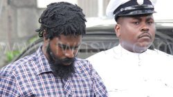 Kesean Caine is escorted back to prison on Friday, Sept. 22, 2023.
