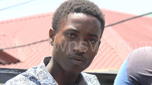 Oran Bute outside the Kingstown Magistrate's Court on Sept. 4, 2023. 