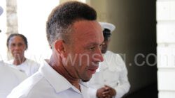 Stevan Chewitt outside High Court No. 1, in Kingstown on Tuesday, Sept. 19, 2023, after pleading guilty to attempted murder.