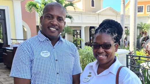 Vincentians Seon Baptiste and Shakeen Antoine have spoken highly of their experiences working at Sandals’ Beaches Turks and Caicos.