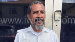 Customs officer, Dave Crosby outside Kingstown Magistrate's Court after being freed on Friday, Sept. 29, 2023.