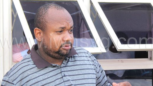 The accused, Gibron Bailey, leaves Kingstown Magistrate's Court after securing bail on Monday, Oct. 23, 2023.