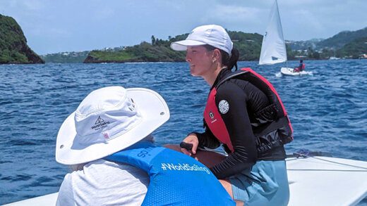 Rob Holden coaching Scarlett