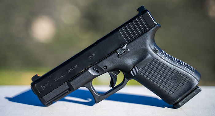 An internet photo of a Glock pistol. 