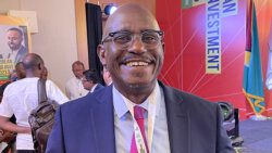 Patrick Antoine, executive officer of the Trinidad-based Caribbean Private Sector Organization, at ACTIF23 in Georgetown, Guyana on Tuesday, Oct. 31, 2023. 