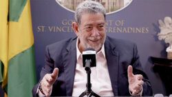 Prime Minister Ralph Gonsalves in a Nov. 10, 2023 photo. 
