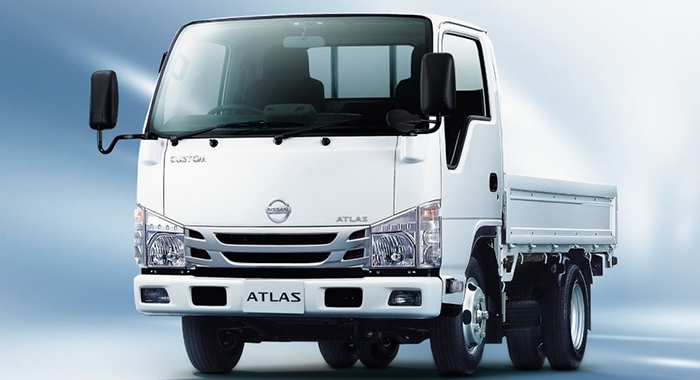 An internet photo of a Nissan Atlas truck.,