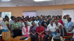 Caregiver training participants and presenters.