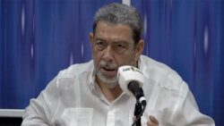 Prime Minister Ralph Gonsalves speaking on NBC Radio on Wednesday, Dec. 13, 2023.