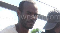 Philibert Lewis outside the Colonarie Magistrate’s Court on Nov. 30, 2023.
