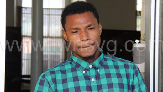 Arion May on Jan. 22, 2024, during his trial. 