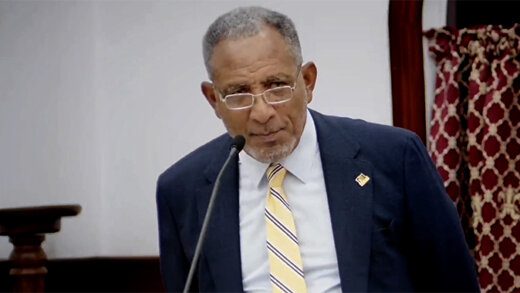 Opposition Leader Godwin Friday in a Jan. 9, 2024 photo.