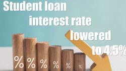 Lower interest rate