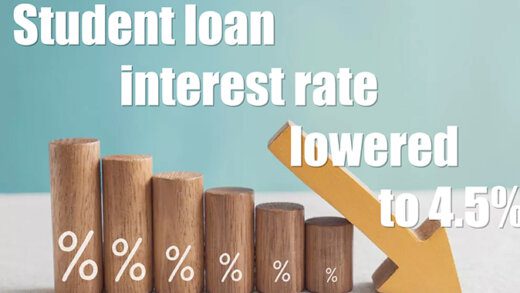Lower interest rate