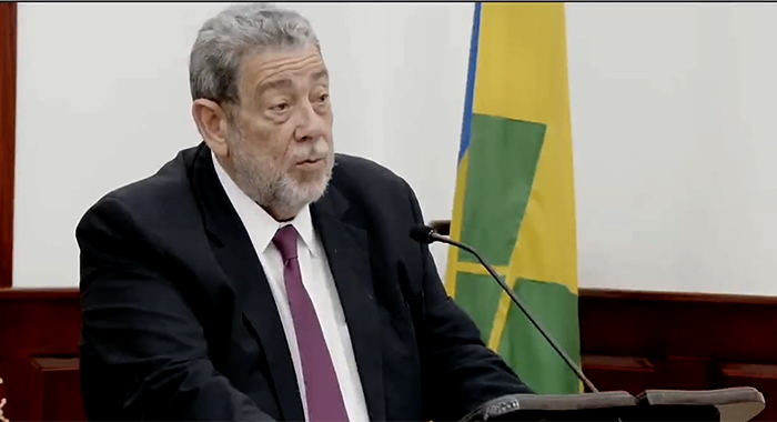Prime Minister Ralph Gonsalves in a Jan. 10, 2024 photo.