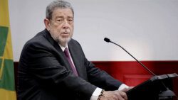 Prime Minister Ralph Gonsalves in a January 2024 photo.