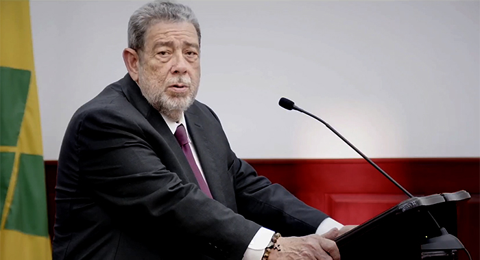 Prime Minister Ralph Gonsalves in a January 2024 photo.