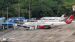 Aircraft at Argyle International Airport on Feb. 5, 2023. (Photo: Facebook/SVGATC)