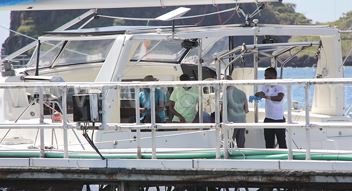 Police on Yacht