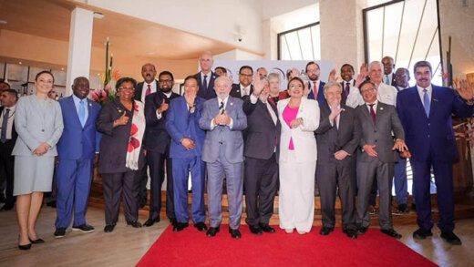 CELAC leaders at their summit in Buccament Bay on Friday, March 1, 2024. (Photo: Guyana's Department of Public Information/Facebook)