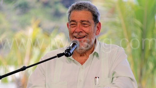 Prime Minister Ralph Gonsalves in a March 27, 2024 photo.