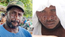 Lenford Jack, left, in an October 2022 photo and Jarel Jack, right, outside the Kingstown Magistrate's Court on March 25, 2024.