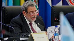 Prime Minister of St. Vincent and the Ralph Gonsalves speaking at the CELAC Summit in St. Vincent on Friday, March 1, 2024. (Photo: API/Facebook)