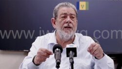 Prime Minister Ralph Gonsalves in a March 4, 2024 Facebook live/API photo.