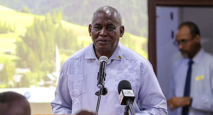 Home Affairs Minister Robeson Benn, addressing the Regional Security System (RSS) Council of Ministers Meeting in Georgetown, Guyana on Friday, March 22, 2024. (Photo: Department of Public Information/Facebook)