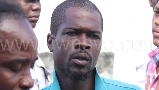 The accused, Roderick Alexander, arrives at the Kingstown Magistrate's Court on Thursday, March 21, 2024.