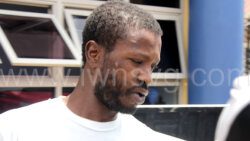 Sheldon Prince leaves the Kingstown Magistrate's Court for prison on Thursday, March 21, 2024. 