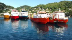 The Bequia jetty in a 2024 photo.