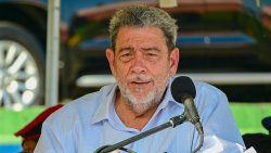 Prime Minister Ralph Gonsalves in an April 25, 2024 photo. 