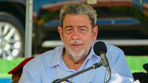Prime Minister Ralph Gonsalves in an April 25, 2024 photo. 
