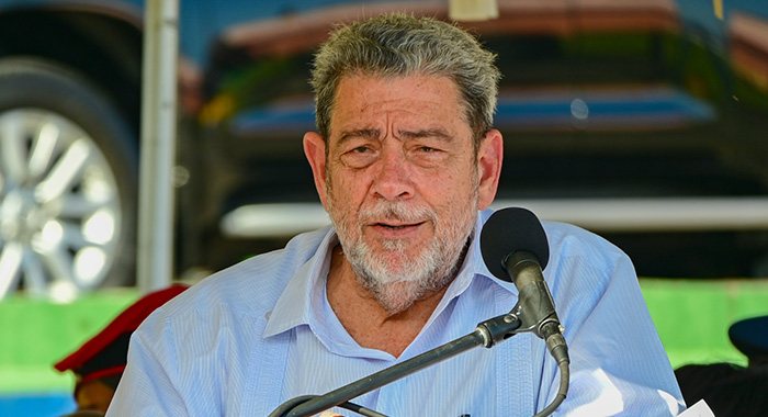 Ralph Gonsalves at parade