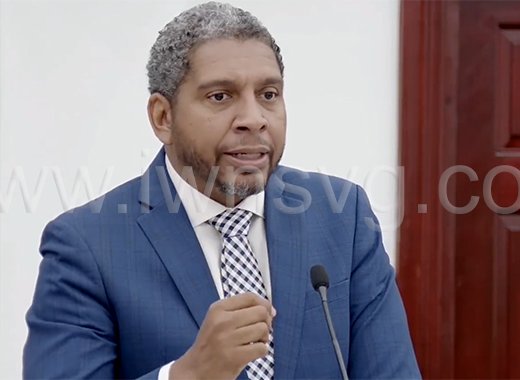 Finance Minister Camillo Gonsalves in a May 9, 2024 photo.
