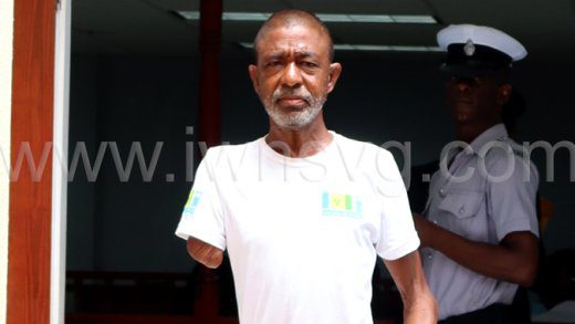 David Balcombe outside the Georgetown Magistrate's Court on April 29, 2024.